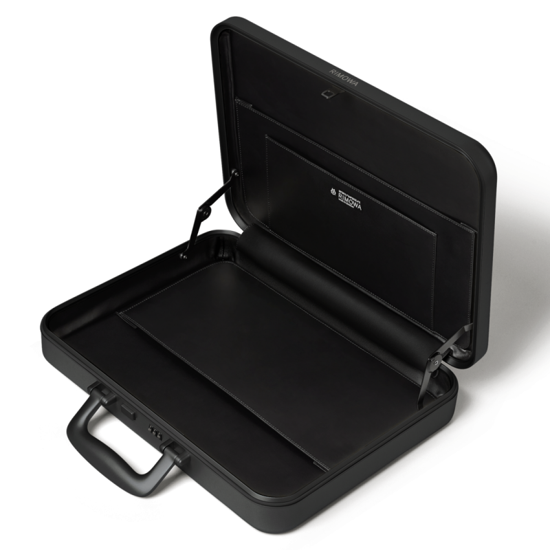 Black Rimowa Attache - Aluminum Briefcase | zfhqzLm5hkB