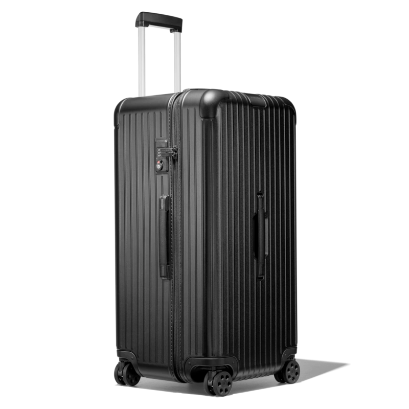 Black Rimowa Essential Trunk Plus Luggage | 5IMdxgdUwXh