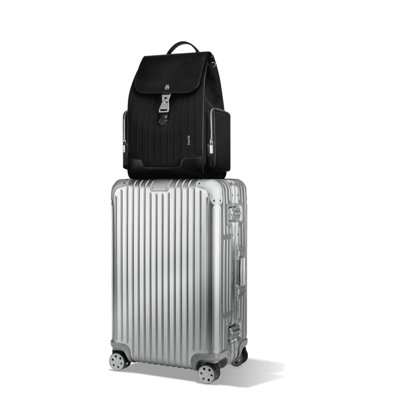 Black Rimowa Never Still - Canvas Flap Large Backpacks | giyJyAbWGqz