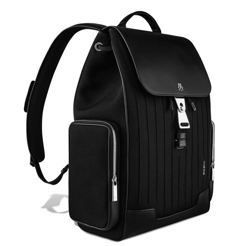 Black Rimowa Never Still - Canvas Flap Large Backpacks | giyJyAbWGqz