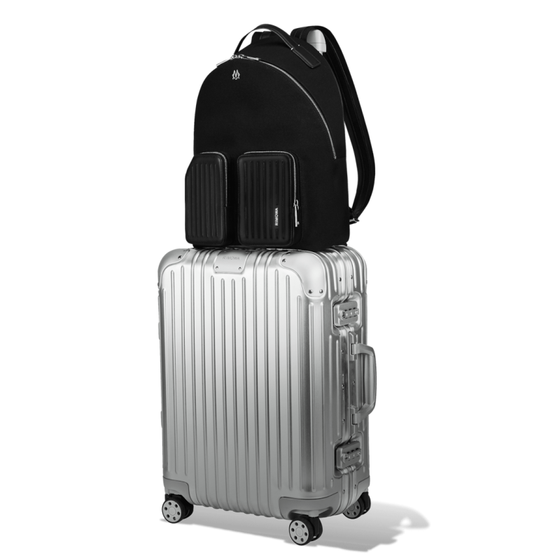 Black Rimowa Never Still - Canvas Medium Backpacks | 66PhUjiJ7Ws
