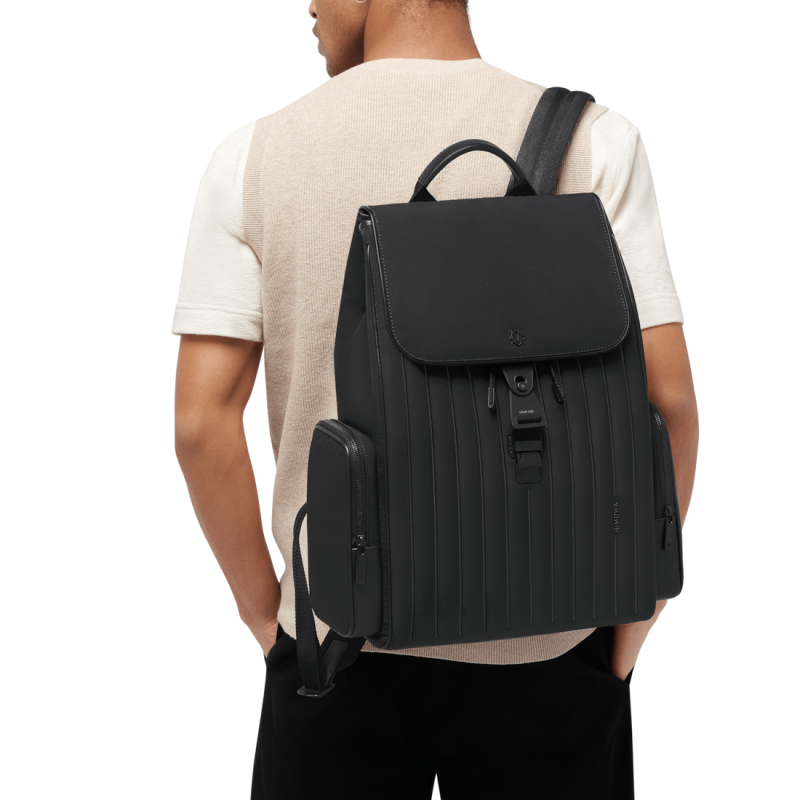 Black Rimowa Never Still - Nylon Flap Large Backpacks | NYJI84tuRH4