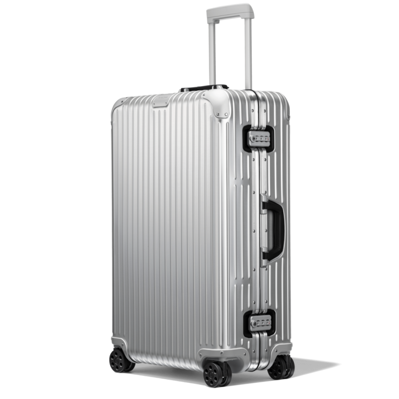 Black Rimowa Original Check-In L Twist Luggage | BSsELgL88Yu
