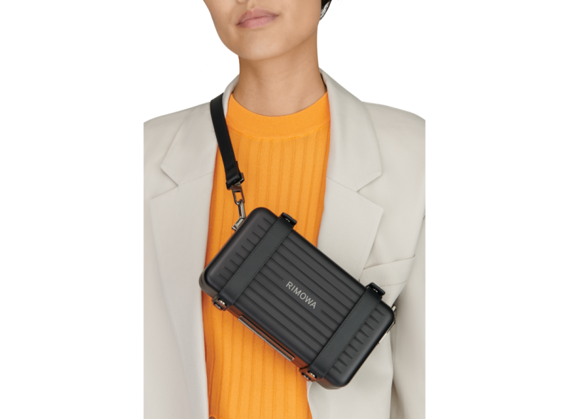 Black Rimowa Personal - Aluminum Crossbody Bags | ju589FC2e3x