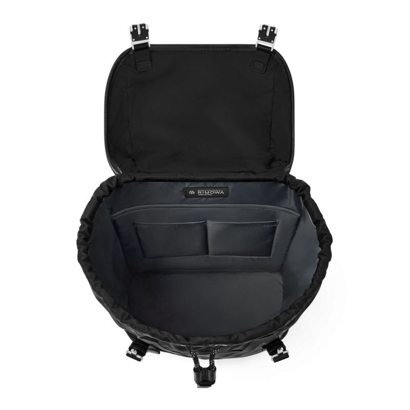 Black Rimowa Signature - Nylon Flap Large Backpacks | GIM0lqnaf2s