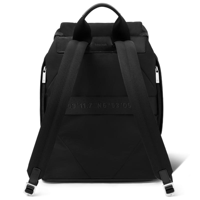 Black Rimowa Signature - Nylon Flap Large Backpacks | GIM0lqnaf2s