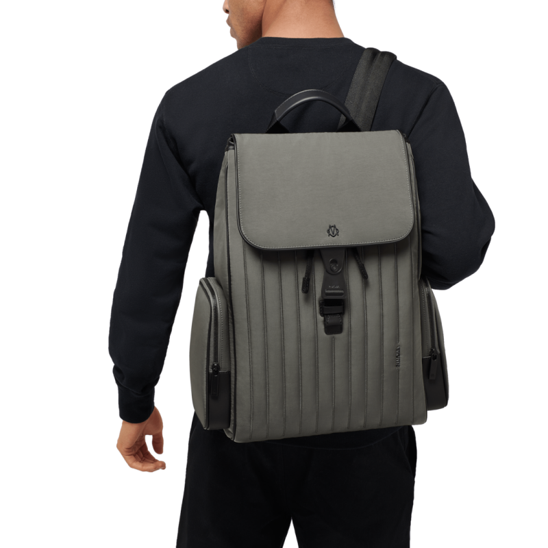 Grey Rimowa Never Still - Nylon Flap Large Backpacks | rrdL4ssaTI6