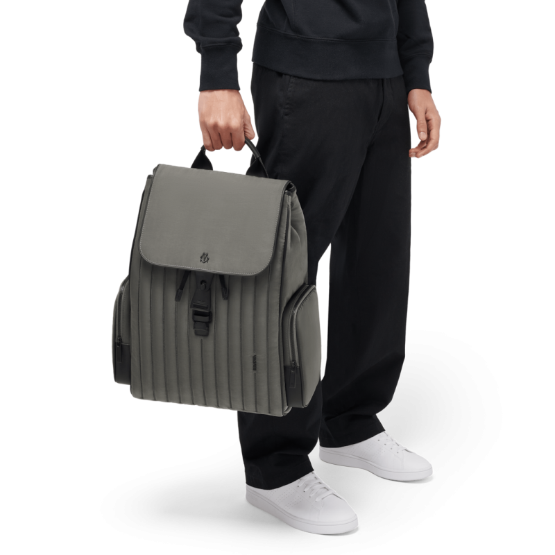 Grey Rimowa Never Still - Nylon Flap Large Backpacks | rrdL4ssaTI6