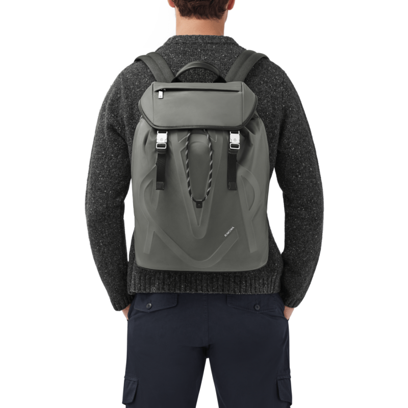 Grey Rimowa Signature - Nylon Flap Large Backpacks | Qe2Q6Mq77mK