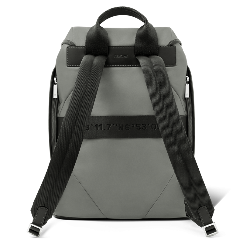 Grey Rimowa Signature - Nylon Flap Large Backpacks | Qe2Q6Mq77mK