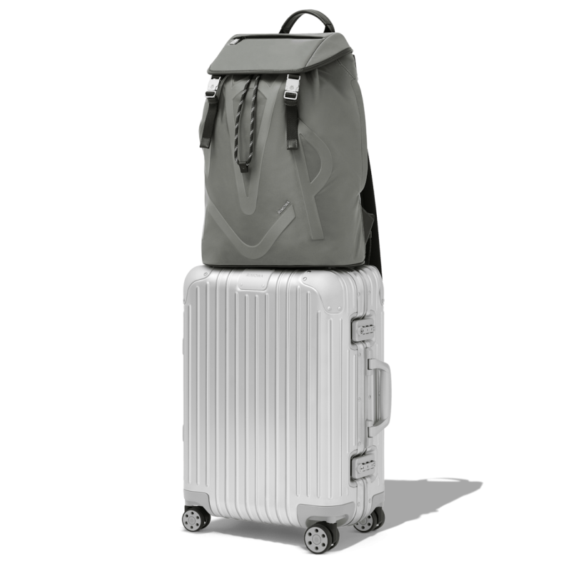 Grey Rimowa Signature - Nylon Flap Large Backpacks | Qe2Q6Mq77mK