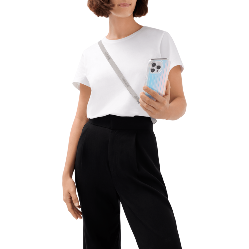 Iridescent Rimowa Iridescent for iPhone 15 Pro with Strap Cases | 4TkoQXFWGVq