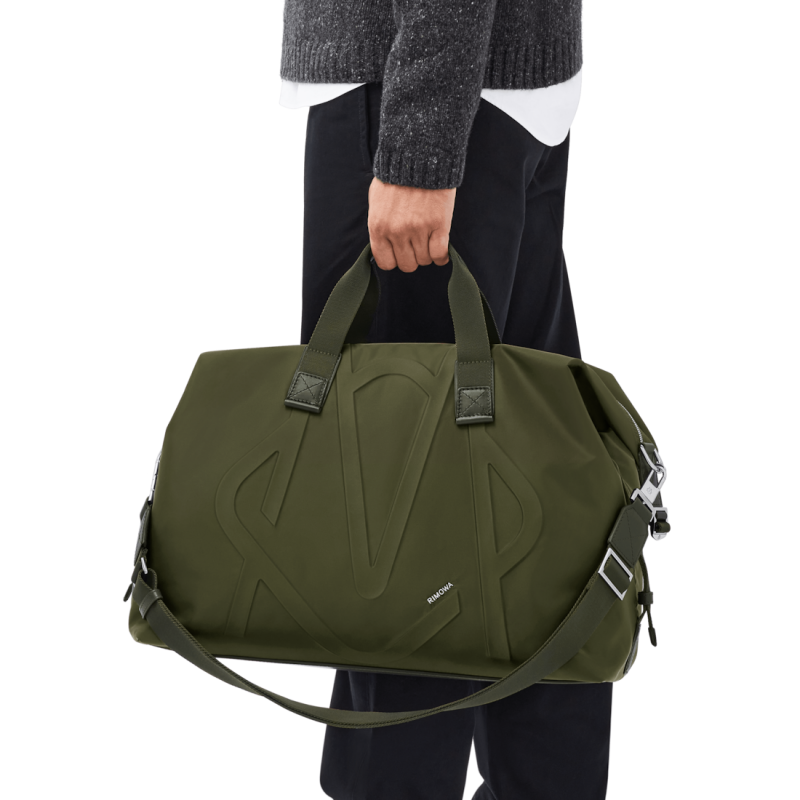 Khaki Green Rimowa Signature - Nylon Duffle Bags | OvJPxghn3fr
