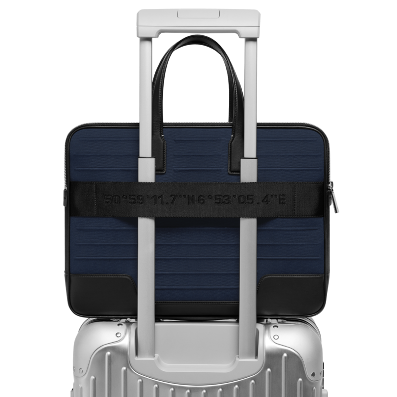 Navy Blue Rimowa Never Still - Canvas Briefcase | s8D2hqUyDDK
