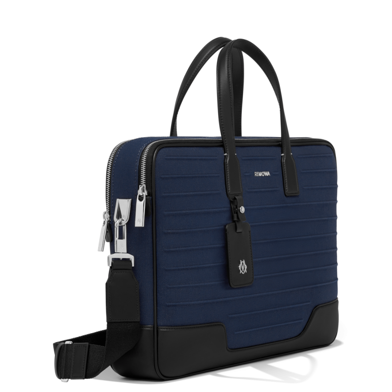 Navy Blue Rimowa Never Still - Canvas Briefcase | s8D2hqUyDDK