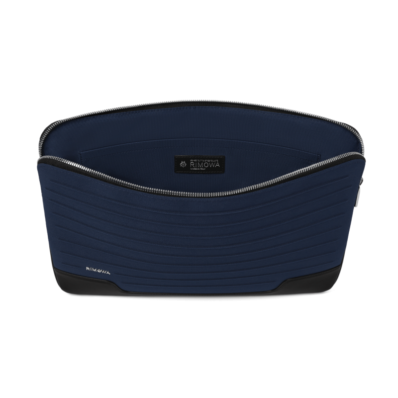 Navy Blue Rimowa Never Still - Canvas Flat Pouch Hand Carry | 6GoigUKSTsP