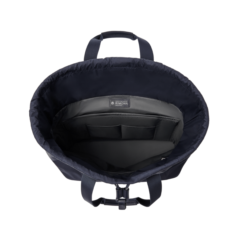 Navy Blue Rimowa Signature - Nylon Sliding Tote Bags | wTGnkKnlByy