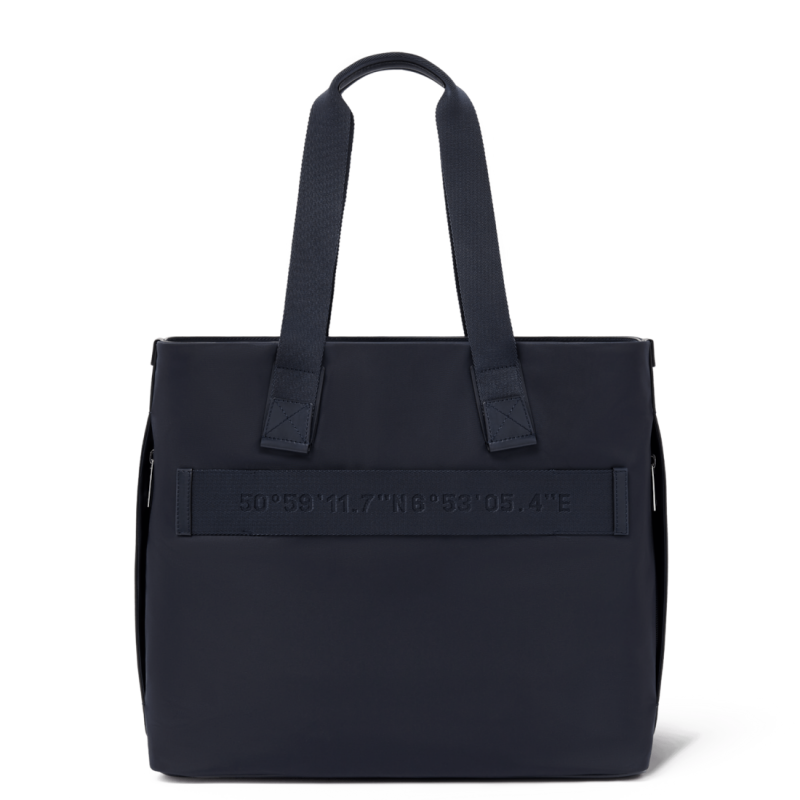 Navy Blue Rimowa Signature - Nylon Sliding Tote Bags | wTGnkKnlByy