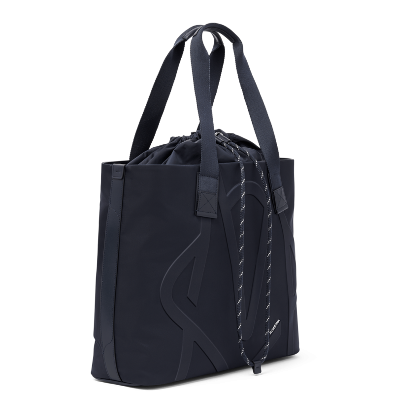 Navy Blue Rimowa Signature - Nylon Sliding Tote Bags | wTGnkKnlByy