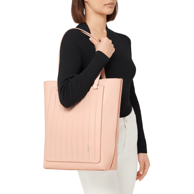 Pink Rimowa Never Still - Canvas Vertical Tote Bags | ANxuKMoZYoZ