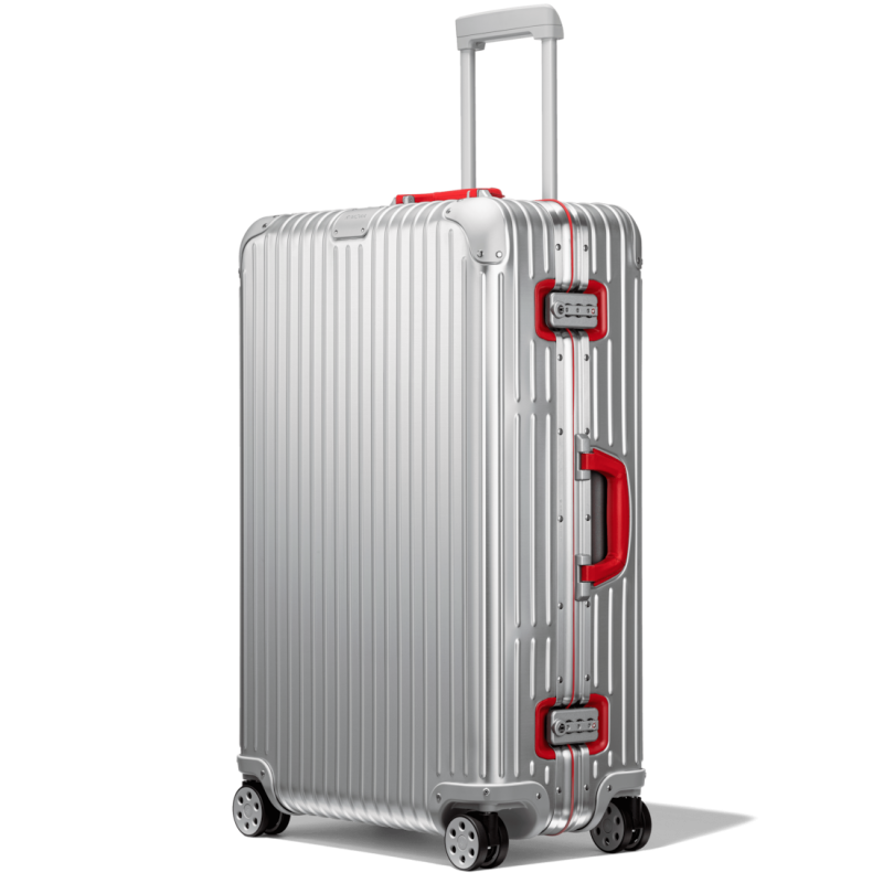 Red Rimowa Original Check-In L Twist Luggage | 3qGPh4W2SSz