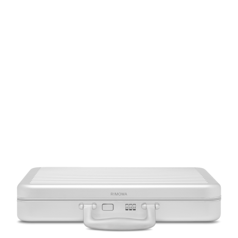 Silver Rimowa Attache - Aluminum Briefcase | kGPrCbsJ8aM