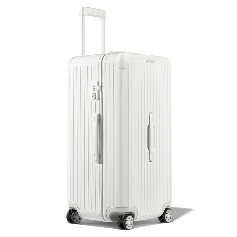White Rimowa Essential Trunk Plus Luggage | GkQoKEkwbg1